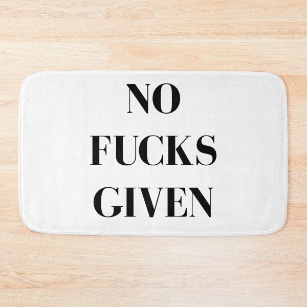 Item preview, NO F*CKS GIVEN designed and sold by Print-and-Preen.