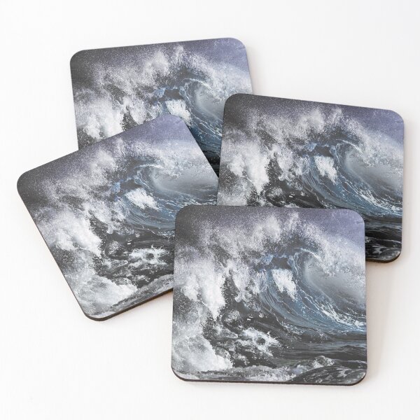 Item preview, Stormy Ocean Waves | Dark Ocean Wave | Blue Wave designed and sold by stuff-n-stuff.