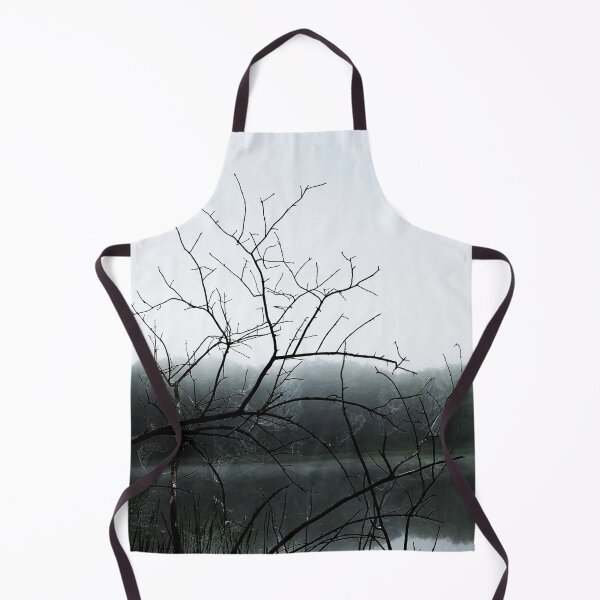 Item preview, Creepy Bare Branches in the Fog Black and White designed and sold by Zurickdesigns.