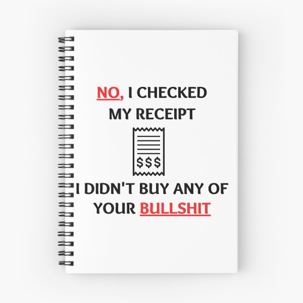 Item preview, No I Checked My Receipt designed and sold by momsnpops.