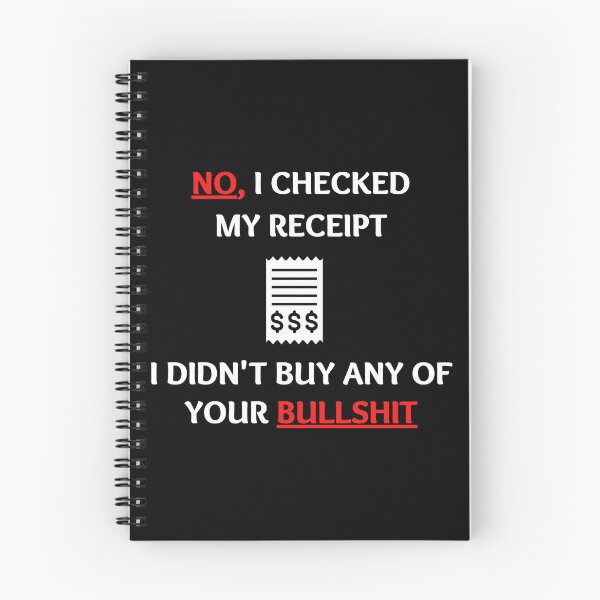 Item preview, No I Checked My Receipt designed and sold by momsnpops.