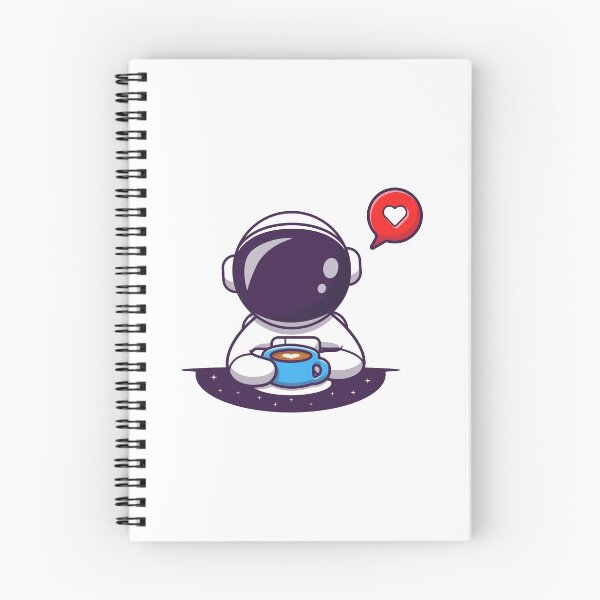 Item preview, Cute Astronaut Drinking Coffee designed and sold by YousfiYs.