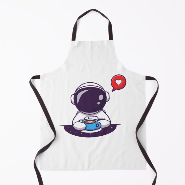 Item preview, Cute Astronaut Drinking Coffee designed and sold by YousfiYs.