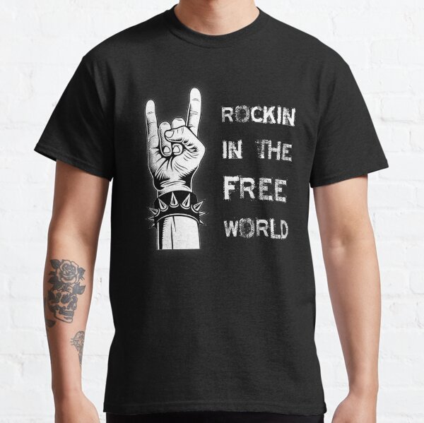 Rockin In The Free World T Shirts Redbubble Rockin In The Free World T Shirts Redbubble