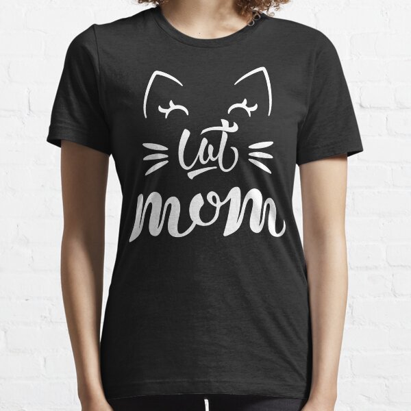 Cat mom cat mommy (white) Essential T-Shirt
