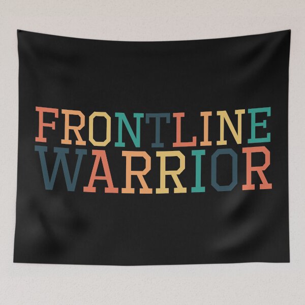 Item preview, Frontline Warrior! School design! designed and sold by Henri Vellart.