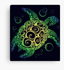 Sea Turtle T-Shirt Canvas Print