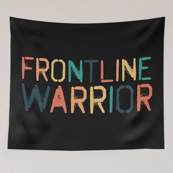 Item preview, Frontline Warrior! Spray paint design! designed and sold by Henri Vellart.