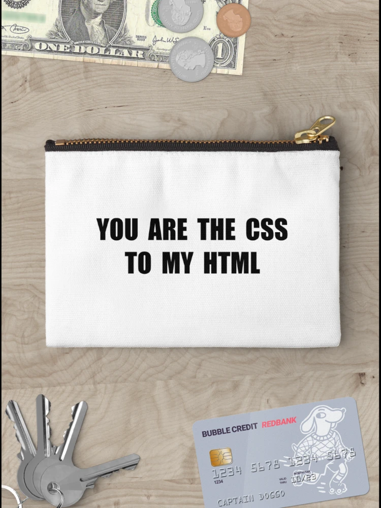 Thumbnail 3 of 4, Zipper Pouch, CSS HTML designed and sold by TheBestStore.