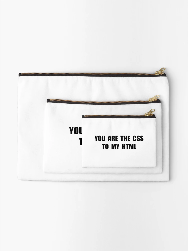 Thumbnail 2 of 4, Zipper Pouch, CSS HTML designed and sold by TheBestStore.