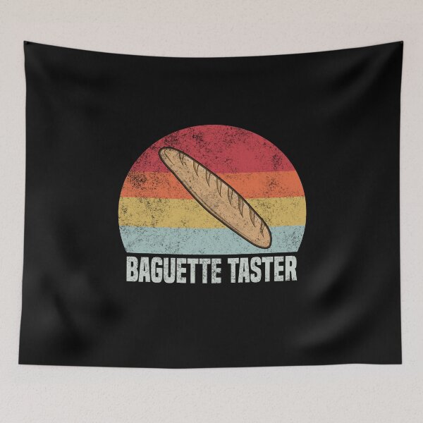 Item preview, Baguette Taster Funny Retro Vintage 1970s Baguette designed and sold by Kawaiindoodle.