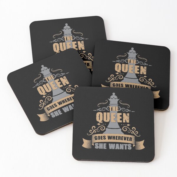 Item preview, Chess Queen Goes Wherever She Wants - Chess Players Women designed and sold by Lenny Stahl.