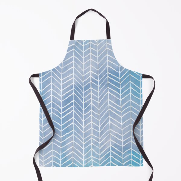 Item preview, Blue Watercolor Herringbone Pattern (blue/white) designed and sold by Design Minds Boutique.