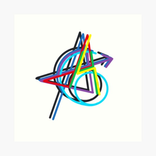 Avengers Simple Logo Art Print