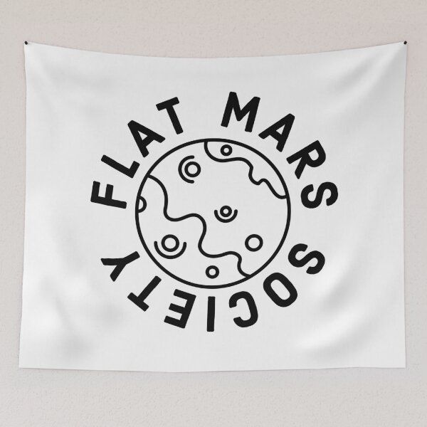 Item preview, Flat Mars Society designed and sold by geedesignsstuff.