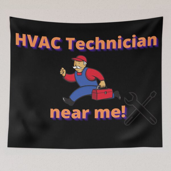 Item preview, HVAC Technician near me! designed and sold by Viktor Kabbach.