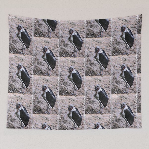 Item preview, Edited self-photographed image of a marabou designed and sold by Pelikancrazy.