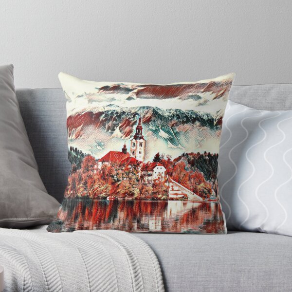 Château du lac de Bled Coussin