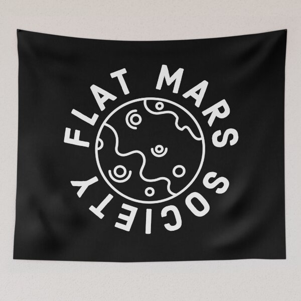 Item preview, Flat Mars Society designed and sold by geedesignsstuff.