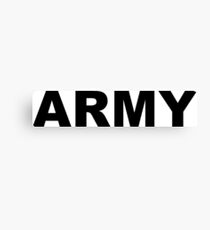 Army Canvas Print
