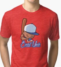 Backyard Baseball Pablo Sanchez Beast Mode Art Tri-blend T-Shirt