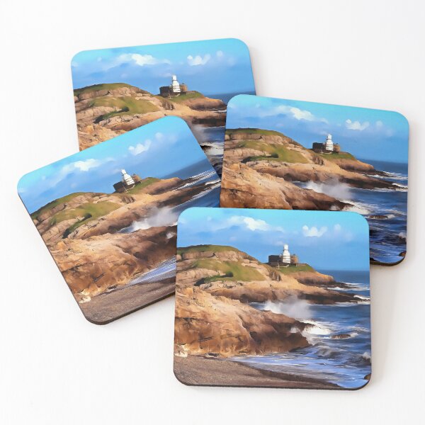 Item preview, Mumbles Lighthouse (Painting) designed and sold by cmphotographs.