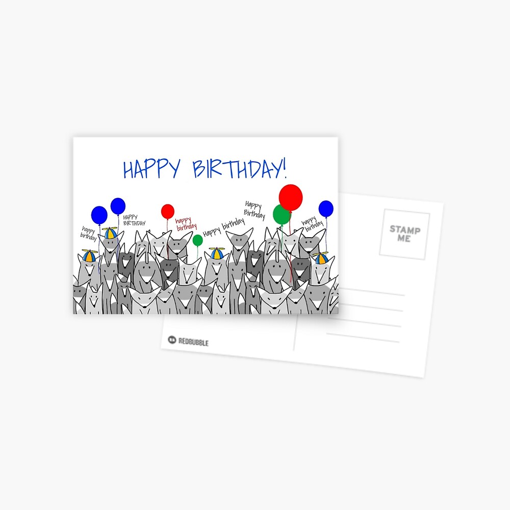 Happy Birthday! Peace! Postcard