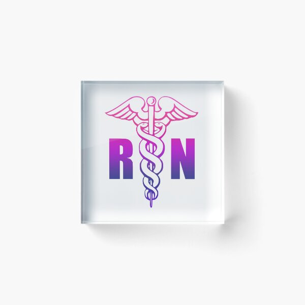 Item preview, Nurse RN Caduceus Medical Symbol designed and sold by Meliafroggy.
