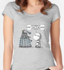 Marvin meets Who? Women's Fitted Scoop T-Shirt