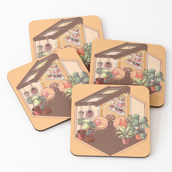Item preview, Cozy Winter Garden for Two designed and sold by Cool Cat With Hat  Art.