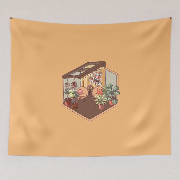Item preview, Cozy Winter Garden for Two designed and sold by Cool Cat With Hat  Art.