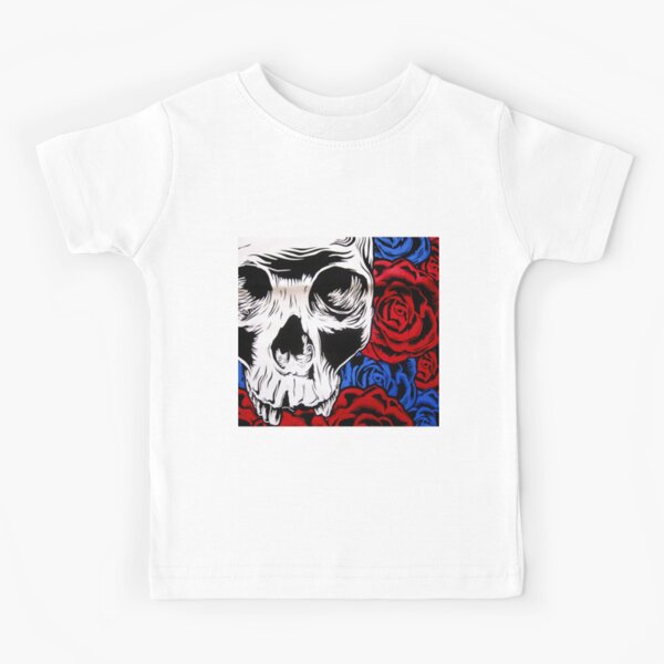 deftones SKULL COVER FLOWER Kids T-Shirt