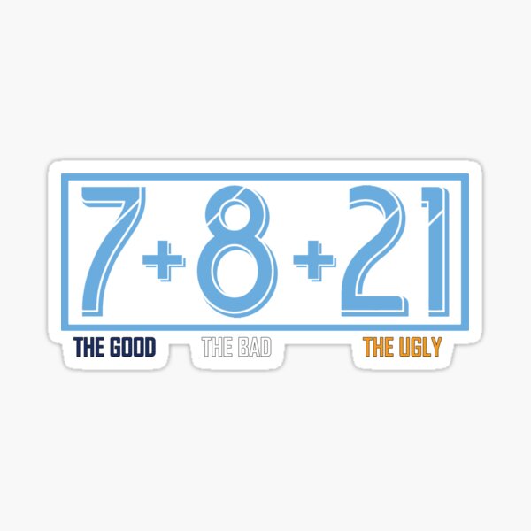 THE GOOD THE BAD THE UGLY Sticker