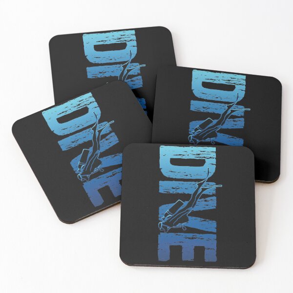 Item preview, Dive - Vertical Text Scuba Diver designed and sold by TheInkElephant.