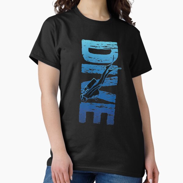 Item preview, Dive - Vertical Text Scuba Diver designed and sold by TheInkElephant.