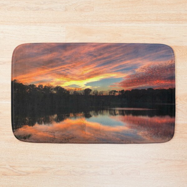 Item preview, Pink Sunset on the Lake Reflection designed and sold by Zurickdesigns.
