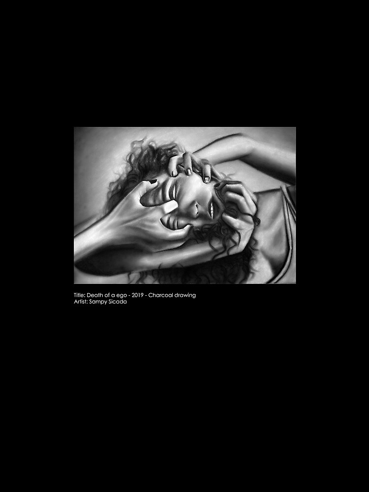 Death of an ego (Charcoal drawing) by SicadaArt