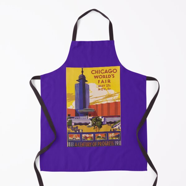 Item preview, Vintage 1933 Chicago World's Fair Poster designed and sold by elizdesigns.