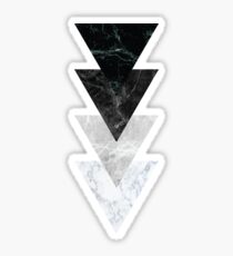 Marble Triangles Sticker