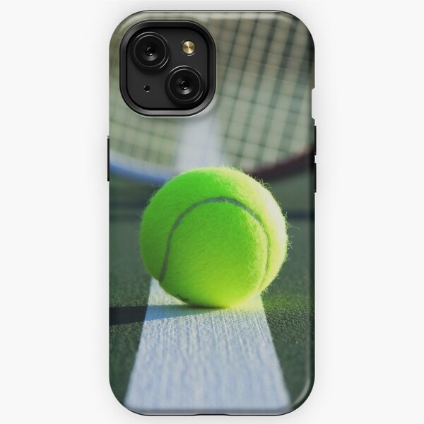 Funda de tenis con diseño de raqueta dinámica para iPhone 11