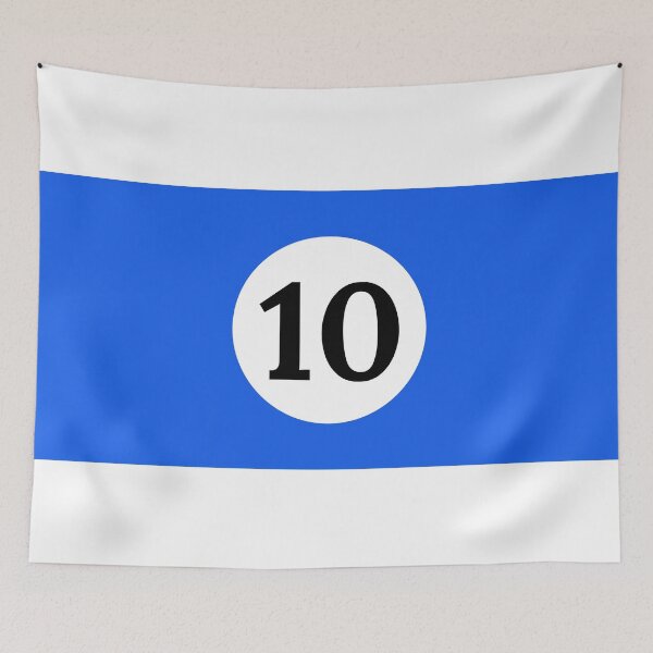 Item preview, Billiard 10 Ball Blue Stripes  designed and sold by Taumaturgo.