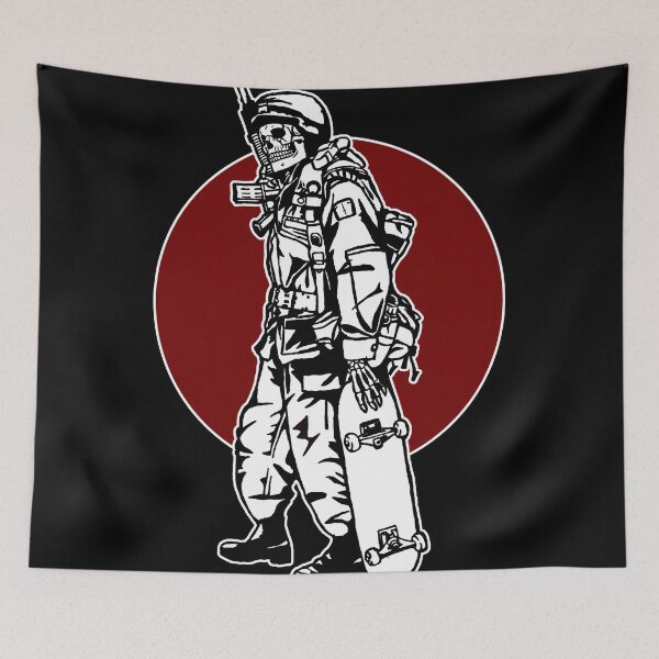 Item preview, Skateboarding soldier designed and sold by Flashed  Up.
