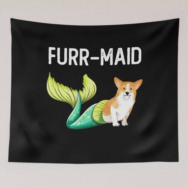 Item preview, Furr Maid Funny Corgi Mermaid Funny Corgi Lover Gift designed and sold by xtocky.