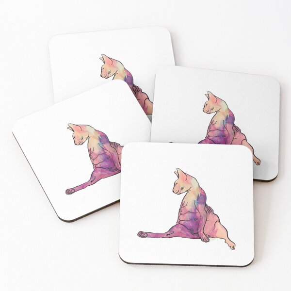 Artikelvorschau, Gibt es hier einen Luftzug? - Sphynx-Katzenkunst - Haarloses, runzliges Kätzchen mit Duschhaube entworfen und verkauft von AnanasArt.