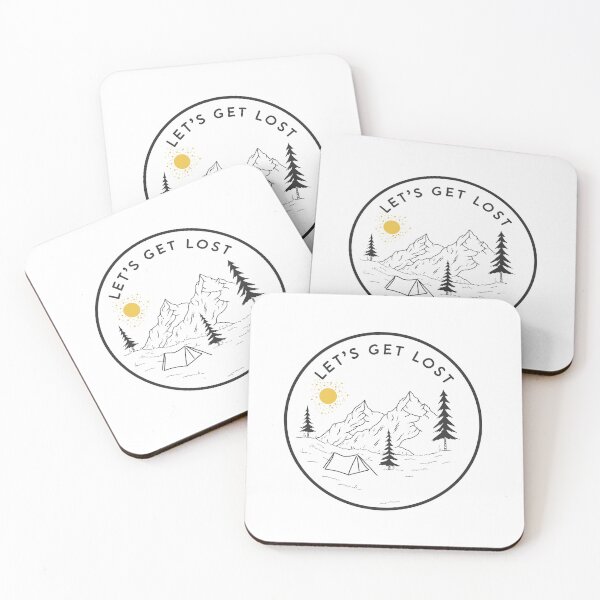 Item preview, Let's get Lost Badge designed and sold by Sarahsawatsky.