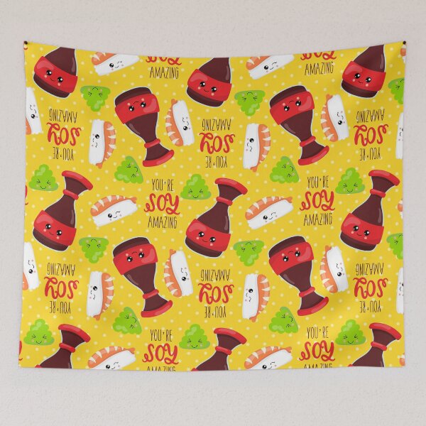 Item preview, Cute Kawaii Sushi Pattern You're Soy Amazing Gifts designed and sold by MiscelChr.