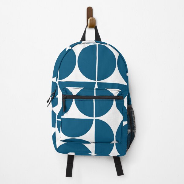 Item preview, Mid Century Modern Geometric 04 Blue designed and sold by theoldartstudio.