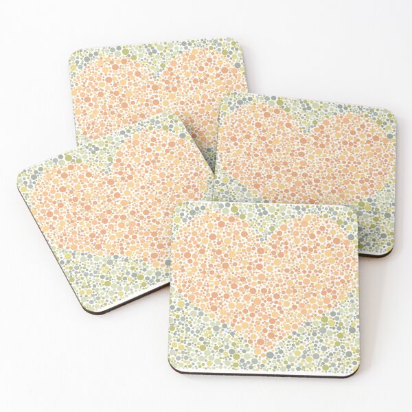 Item preview, Colorblind Heart Pattern designed and sold by supermara.