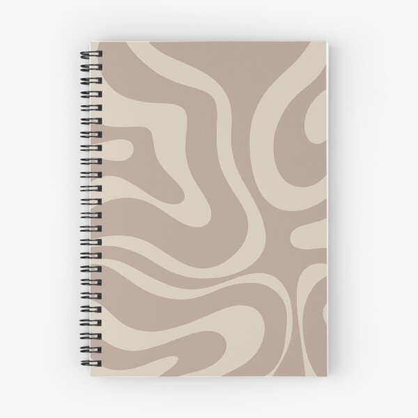 Item preview, Liquid Swirl Retro Abstract Pattern in Creamy Cocoa designed and sold by kierkegaard.