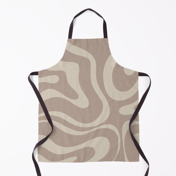 Item preview, Liquid Swirl Retro Abstract Pattern in Creamy Cocoa designed and sold by kierkegaard.